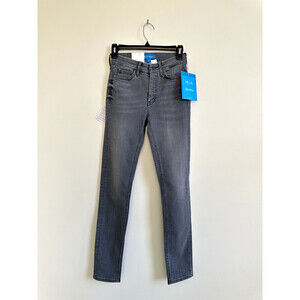 NWT Mih Jeans women's Bridge High Rise Skinny 24 in grey $248